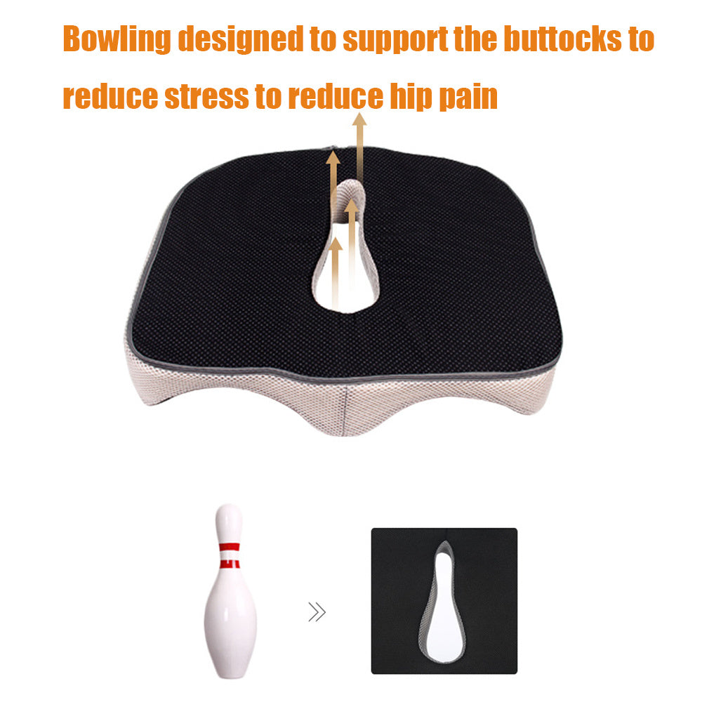 Coccyx Orthopedic Comfortable Memory Foam Chair Car Seat Cushion for Lower Back
