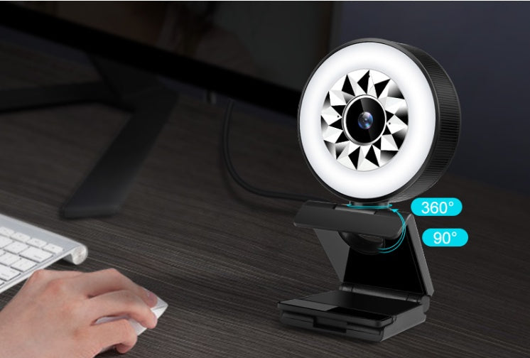 Usb Computer Web Camera 1080P Fill Light Computer Camera