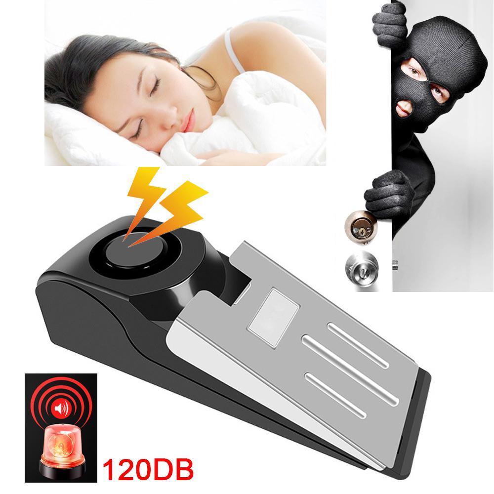Electronic Burglar Alarm Intelligent Home Security Wedge Door Stop Alarm