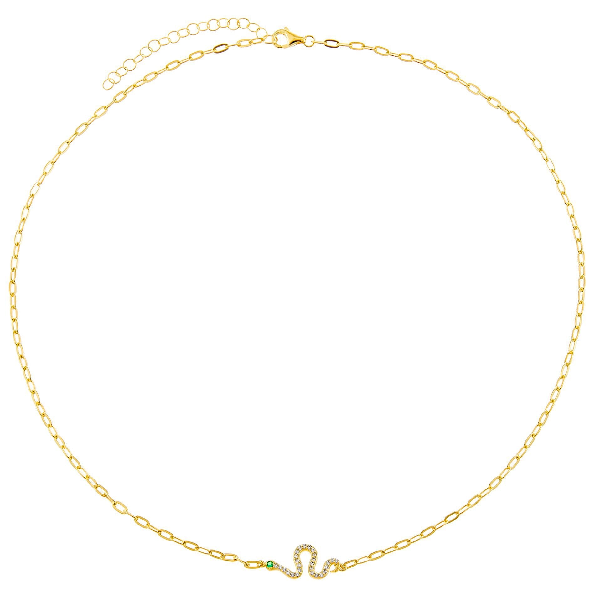 Micro-inlaid zircon copper jewelry necklace for women