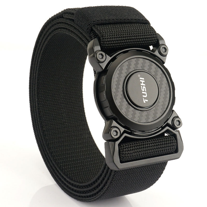 Casual Men's Quick Release Buckle Belt Tactical Nylon Waistband