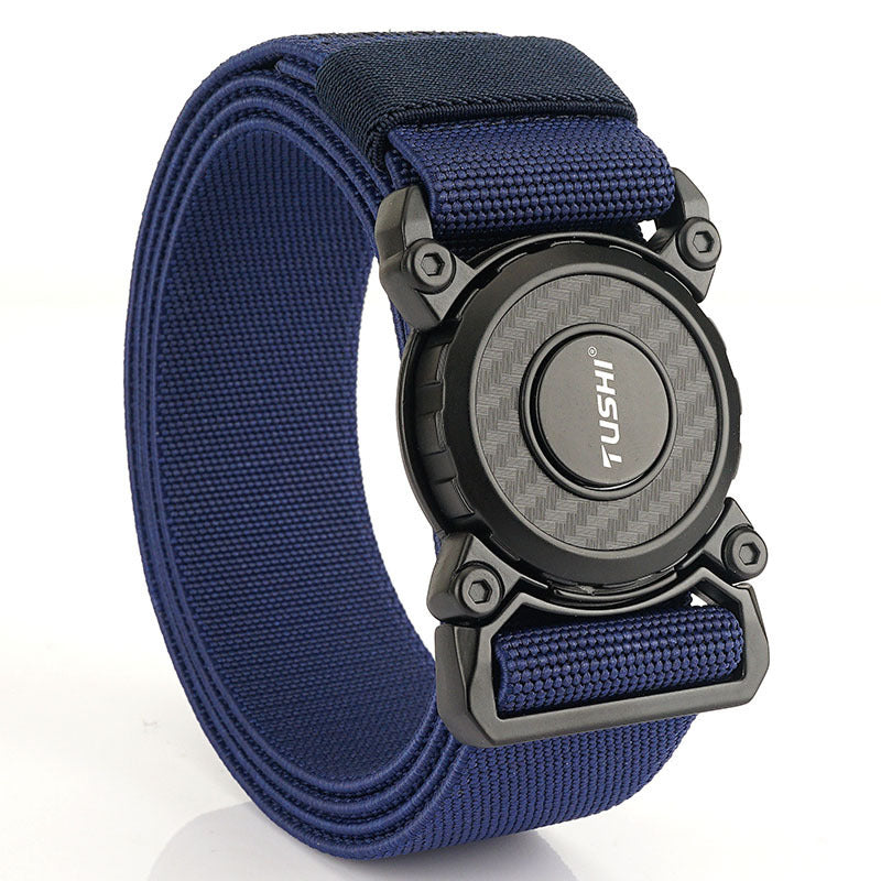 Casual Men's Quick Release Buckle Belt Tactical Nylon Waistband
