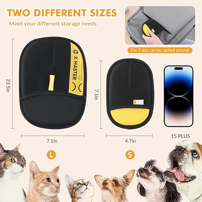 1Pc Gloves for Removing Pet Hair And Lint-Featuring a Dual-Brush