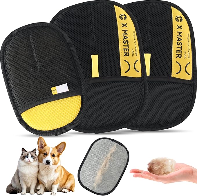 1Pc Gloves for Removing Pet Hair And Lint-Featuring a Dual-Brush