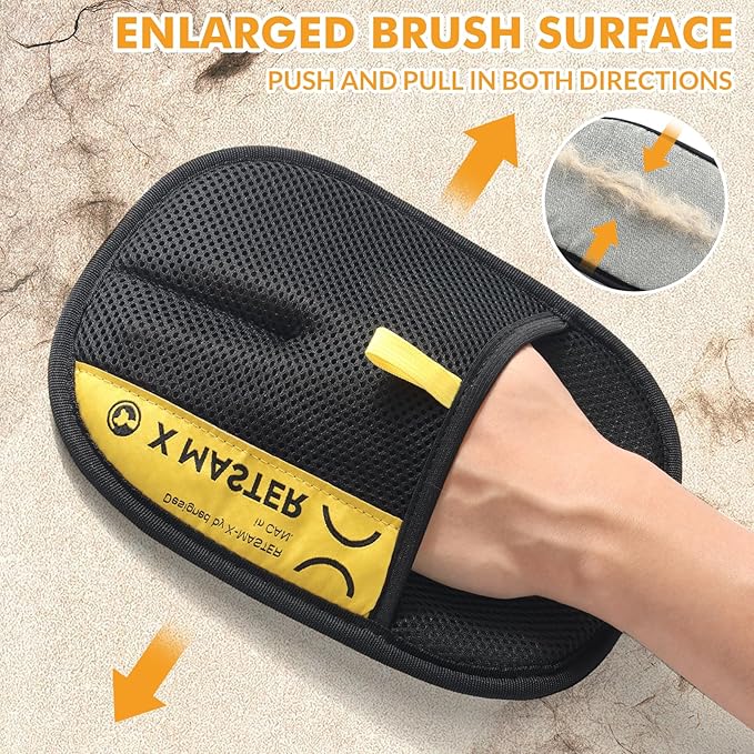 1Pc Gloves for Removing Pet Hair And Lint-Featuring a Dual-Brush