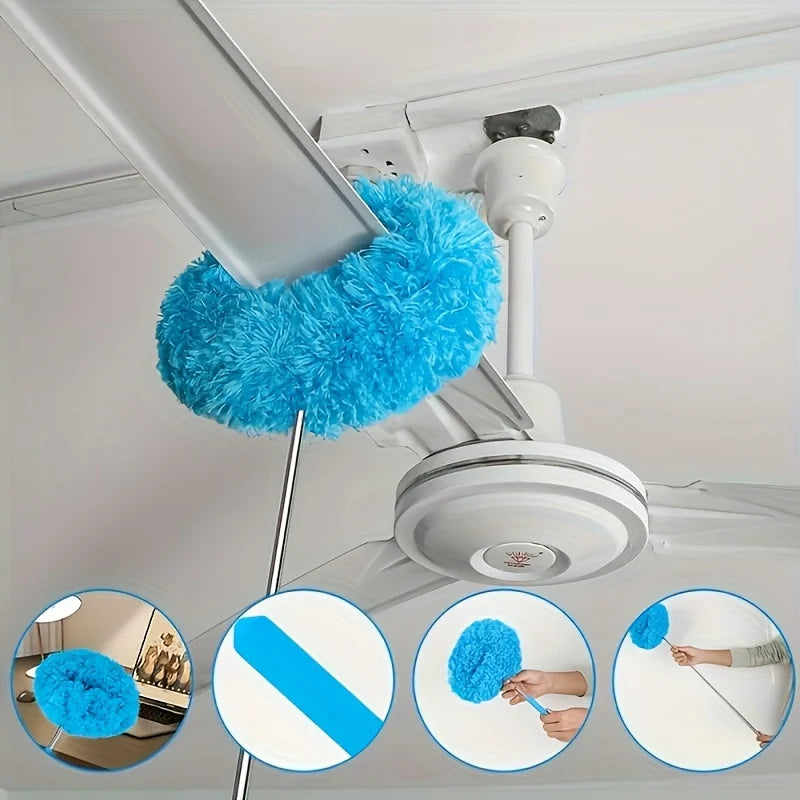 Microfiber Ceiling Fan Duster with Extension Pole