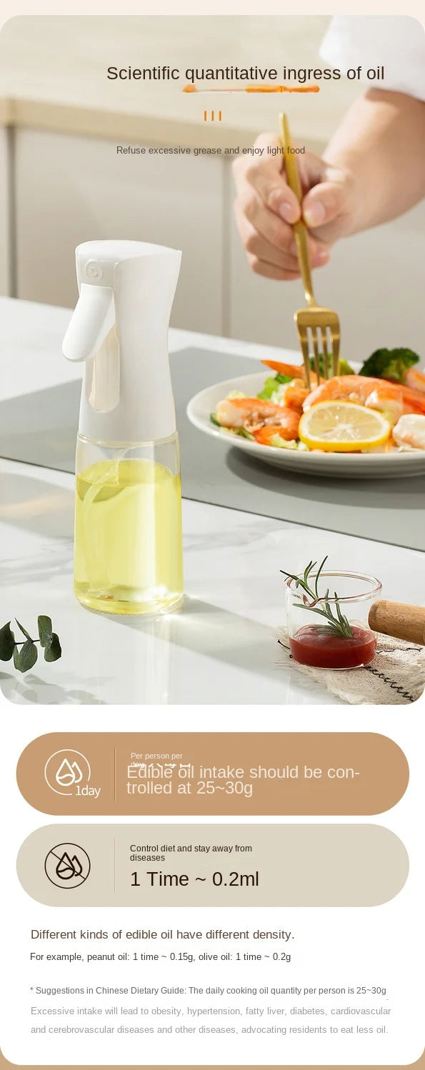 Household Edible Olive Oil Spray Bottle