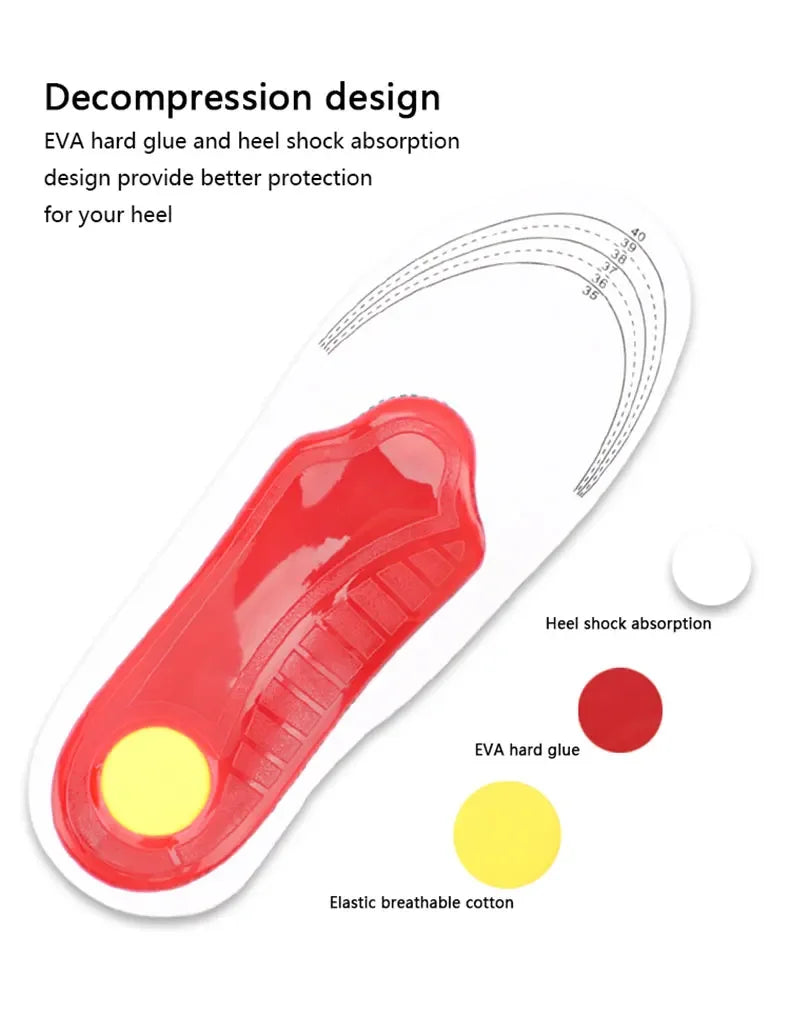NEW Orthotic Insole Arch Support Flat Foot Orthopedic Insoles for Feet