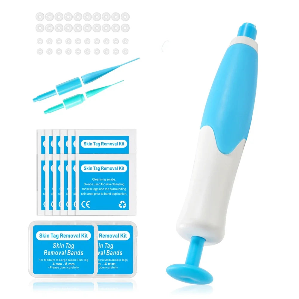 2 IN 1 Auto Micro Skin Tag Remover Device Skin Tag Removal Kit