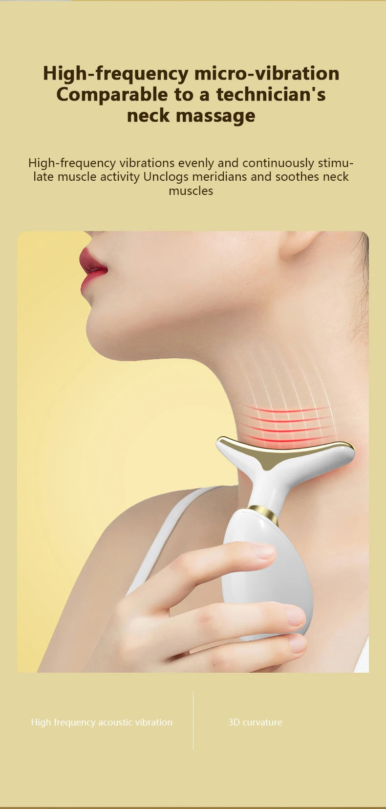 Neck Face Lifting Massager Skin Tightener