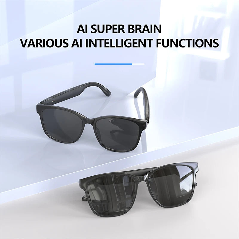 HY-C8 AI Smart Glasses Intelligent Real-time Language Translator Bluetooth Sunglasses