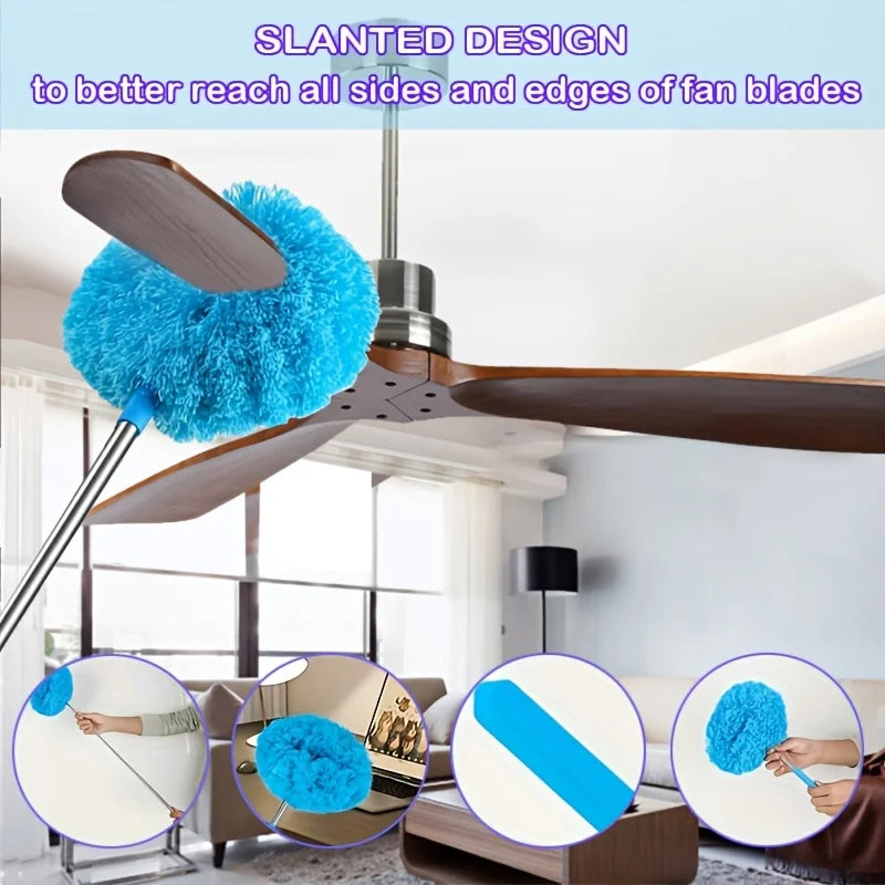 Microfiber Ceiling Fan Duster with Extension Pole