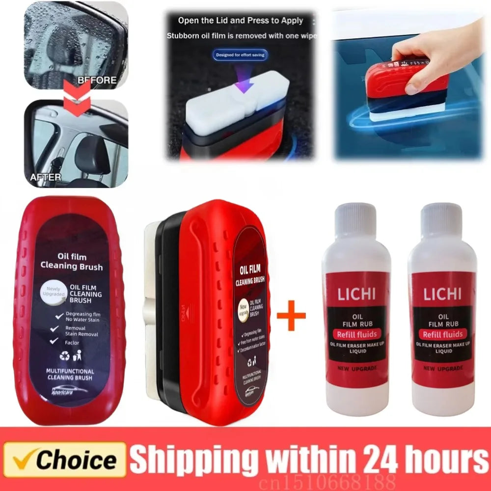 Car Glass Oil Film Remover Glass Cleaning Board Hydrophobic Glass Auto Detailing Tool