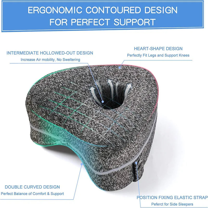 Pillow Ergonomic Leg Support Pillow Relieve Sciatica Back And Hip Pain Relieve