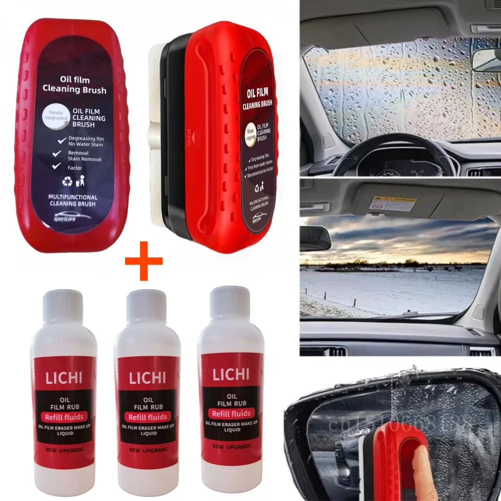 Car Glass Oil Film Remover Glass Cleaning Board Hydrophobic Glass Auto Detailing Tool