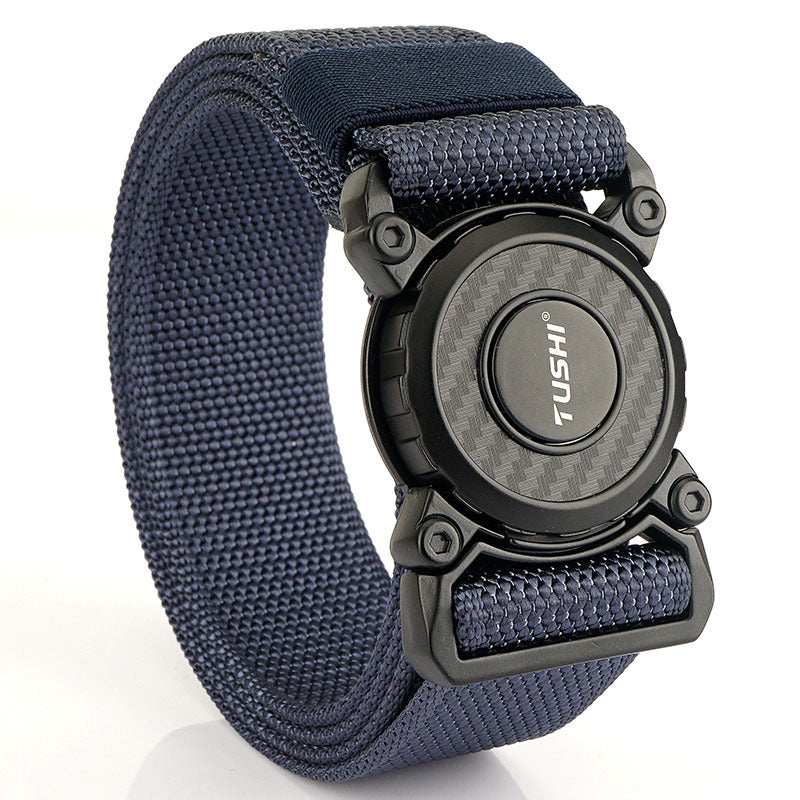 Casual Men's Quick Release Buckle Belt Tactical Nylon Waistband
