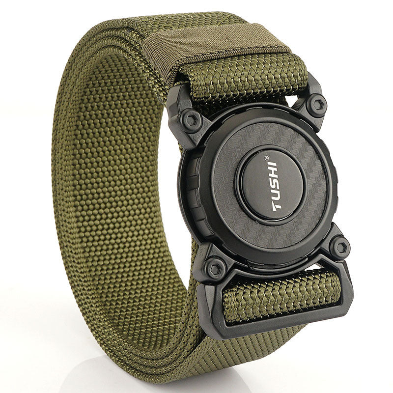Casual Men's Quick Release Buckle Belt Tactical Nylon Waistband