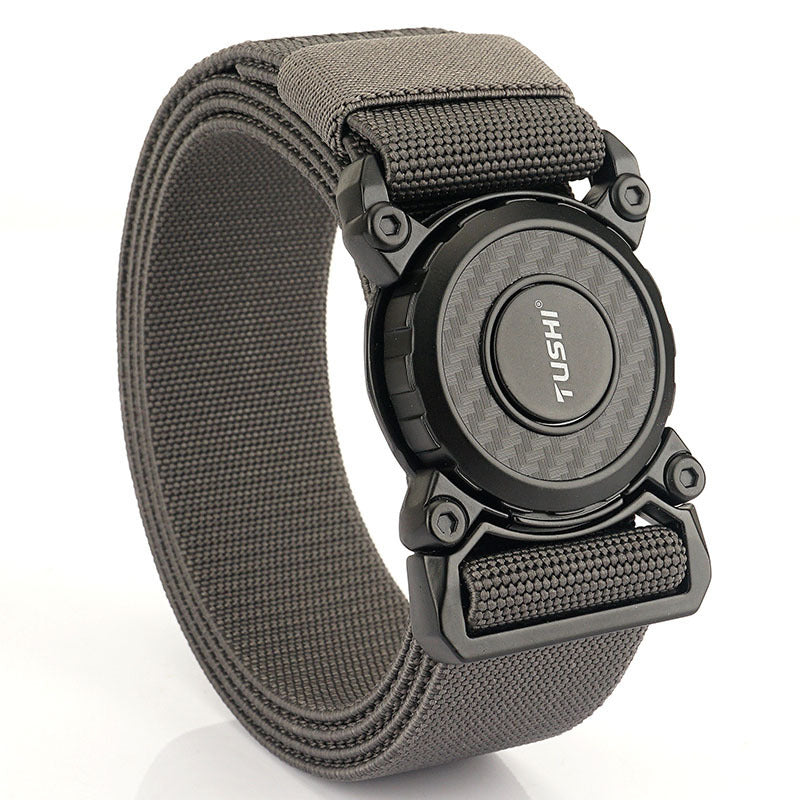 Casual Men's Quick Release Buckle Belt Tactical Nylon Waistband